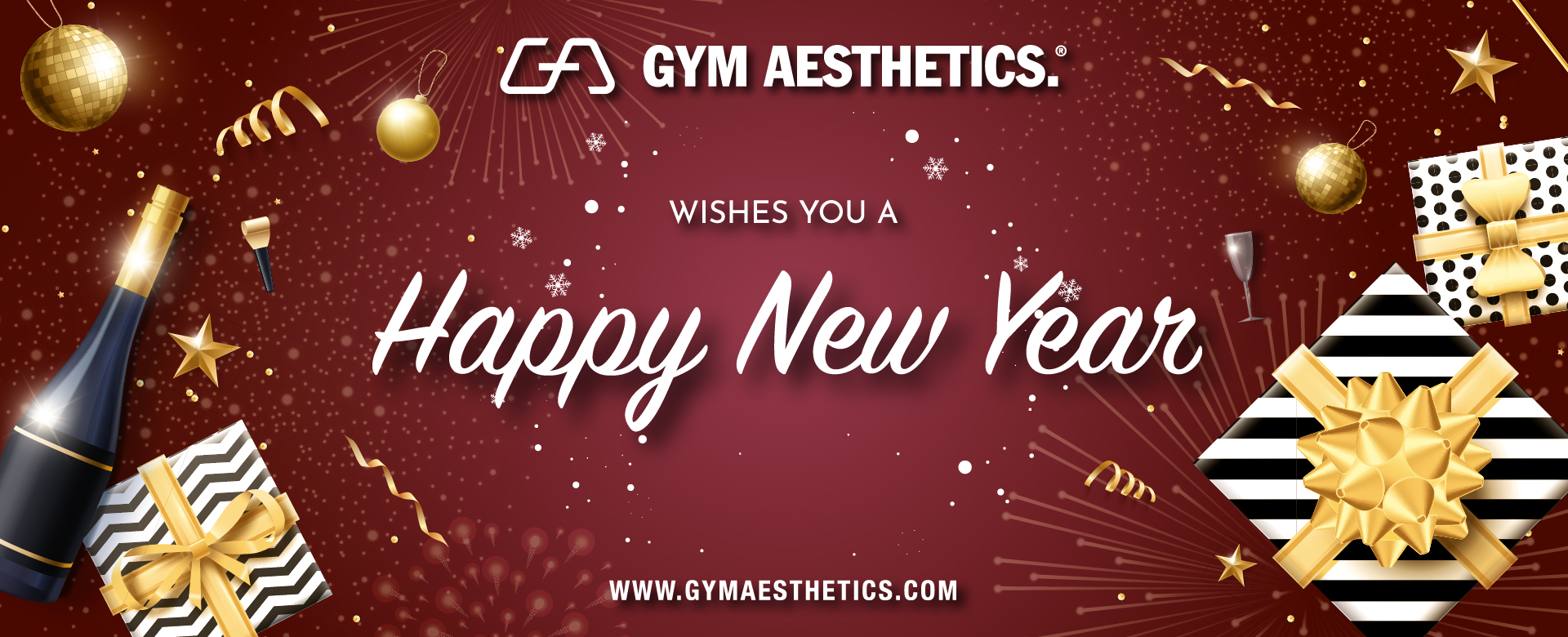 Frohes neues Jahr - Geschenk für Sie oder Ihn - 3 kaufen und 1 gratis bekommen| Gym Aesthetics