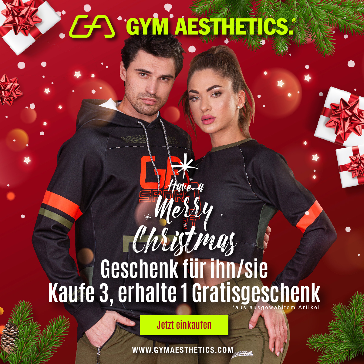 Merry Christmas - Gift for him or her - buy 3 get 1 free | Gym Aesthetics